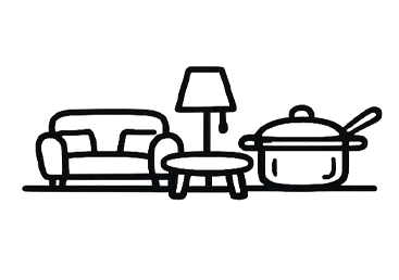 Sala e cozinha em open space